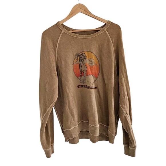 The Great College Sweatshirt Ram Graphic Oat Size 2 US Medium